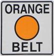 Orange Belt Sign Image
